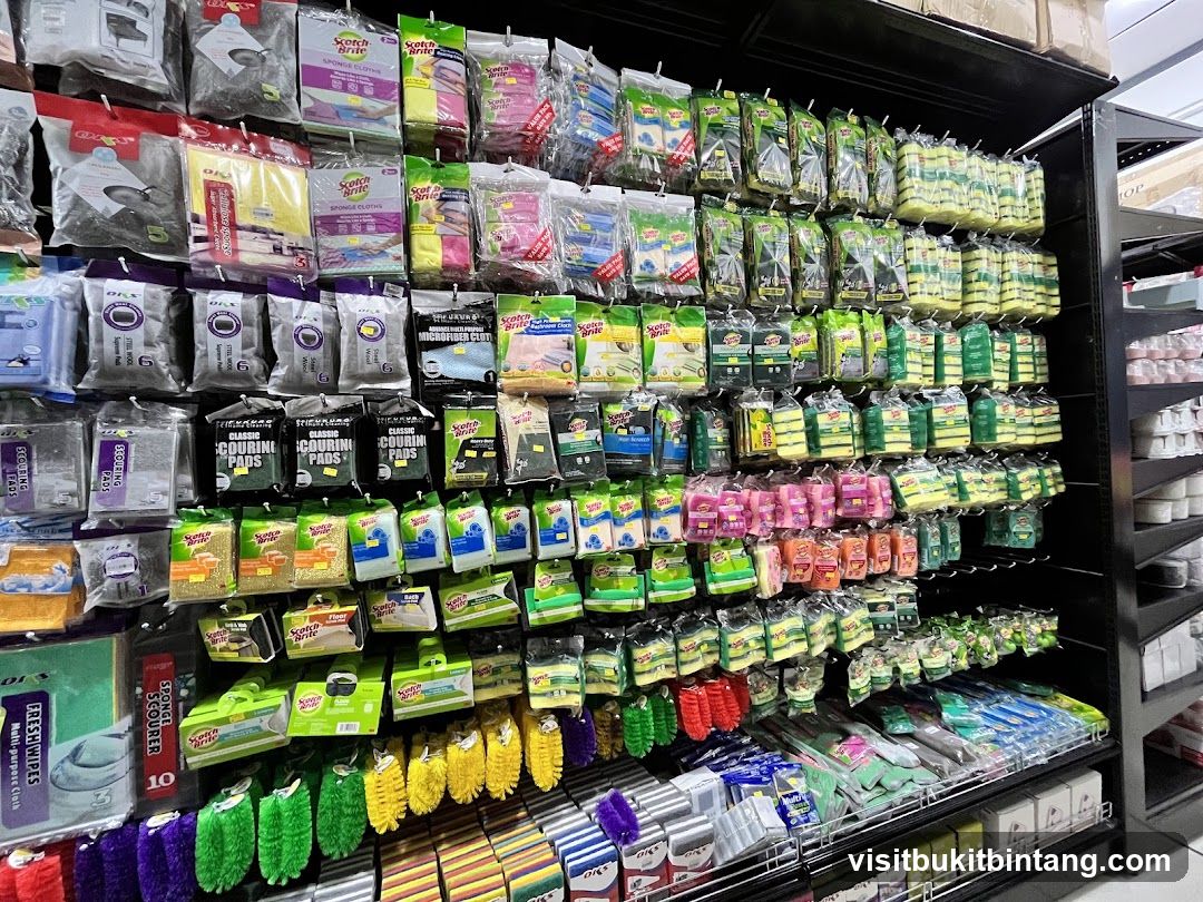 Cleaning Supplies Display