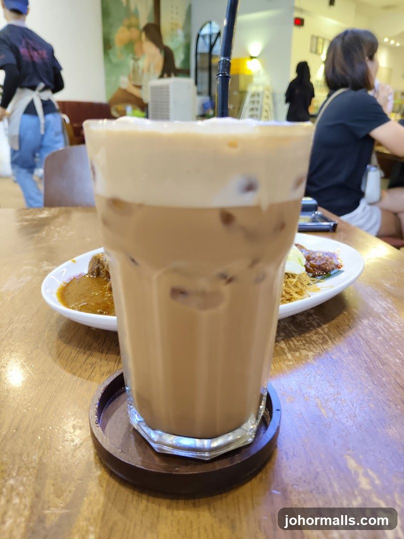 Iced Coffee with Food