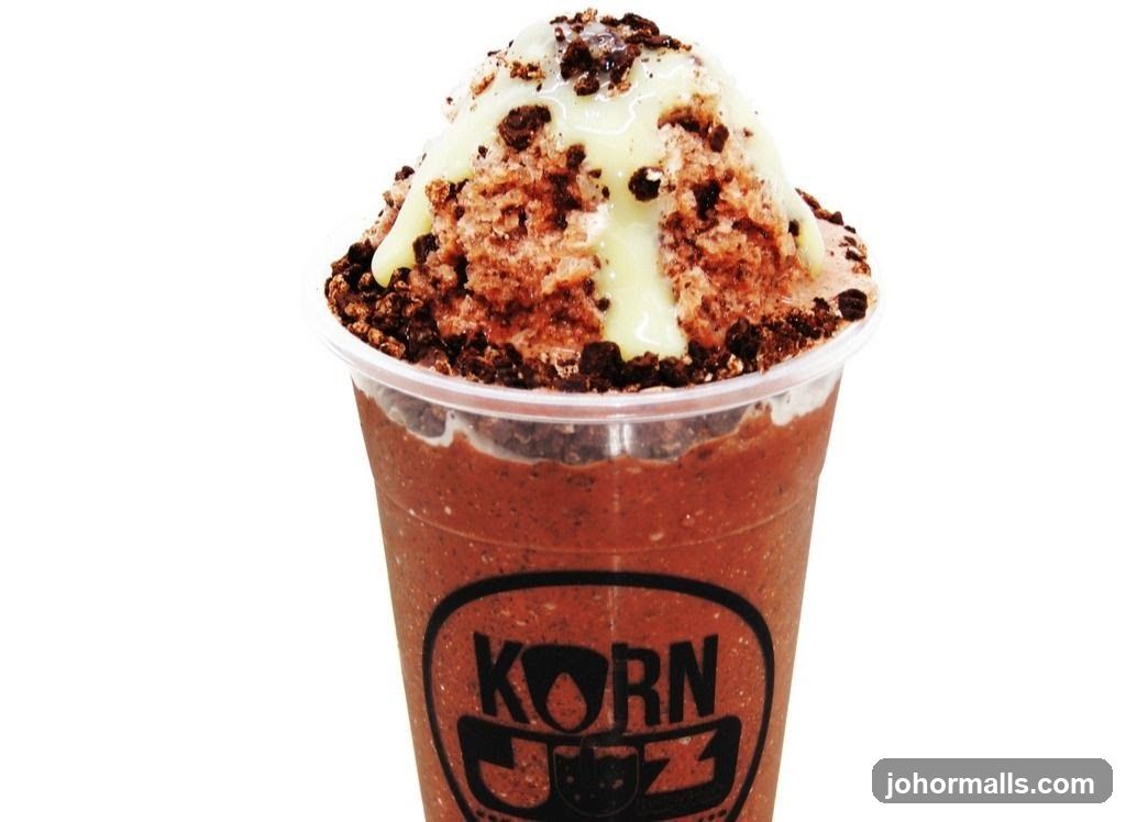 Chocolate Drink with Toppings