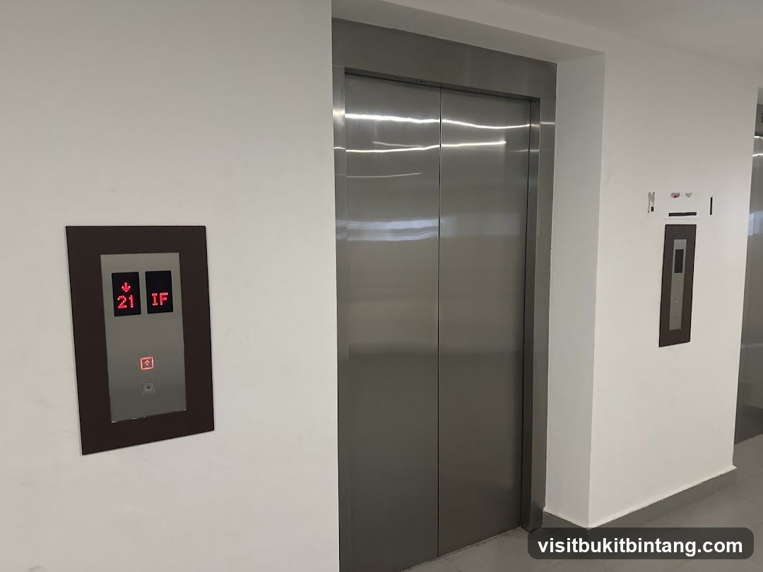Elevator Doors and Control Panel