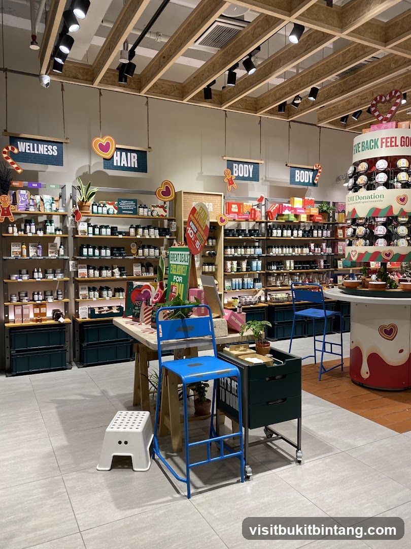 Store Interior with Product Displays