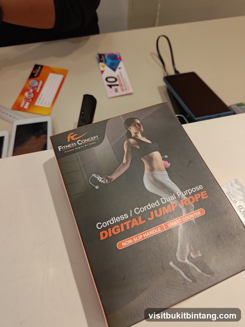 Fitness Concept Digital Jump Rope Box