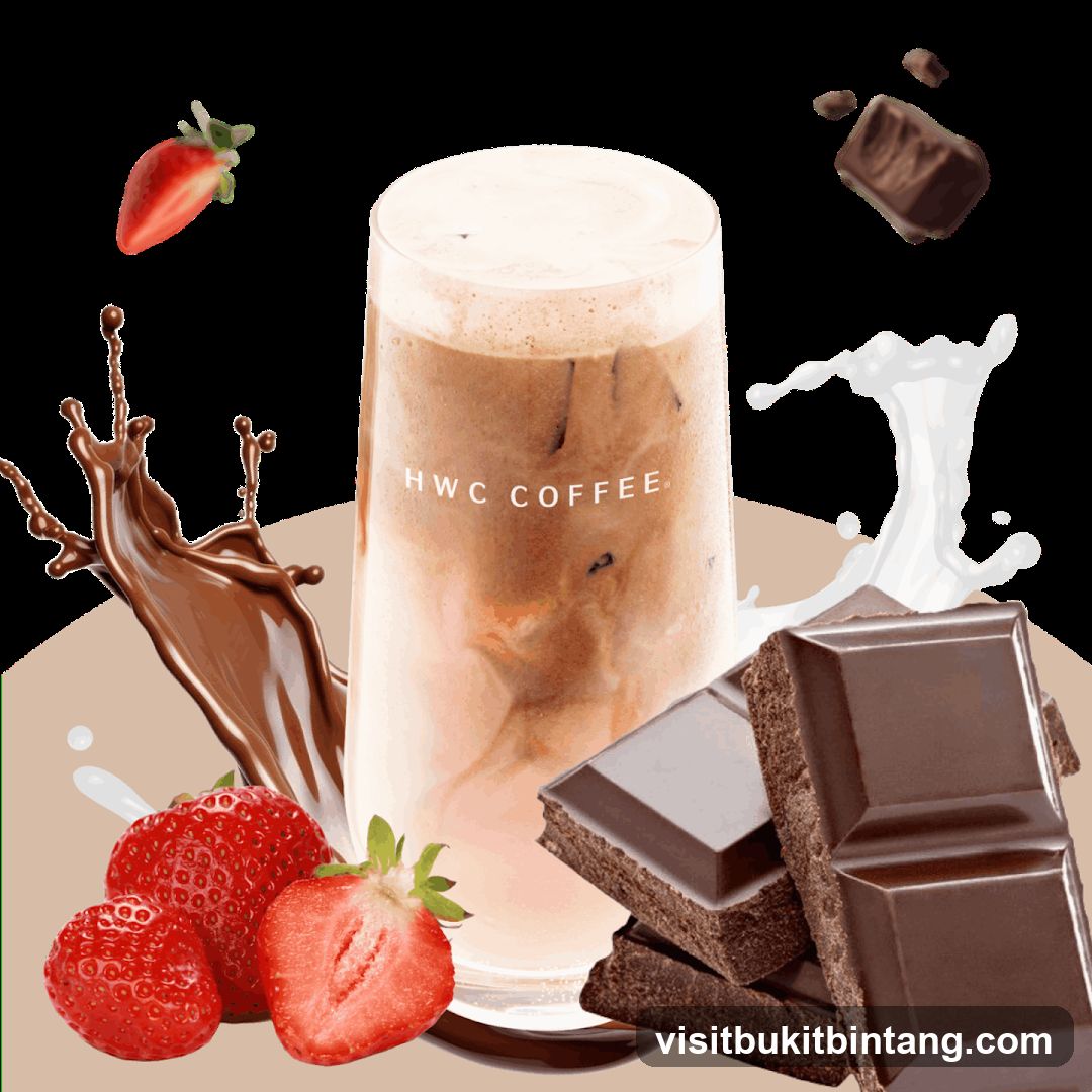 Chocolate Strawberry Coffee Drink