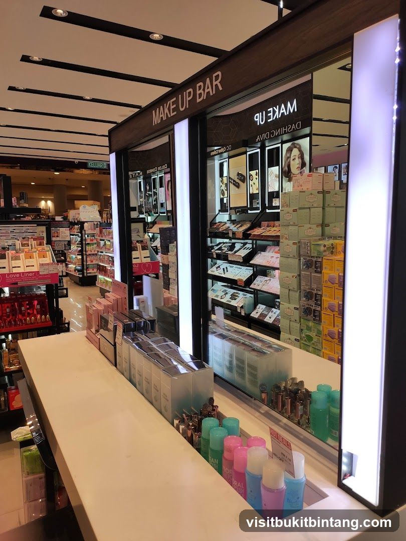Makeup Bar Display