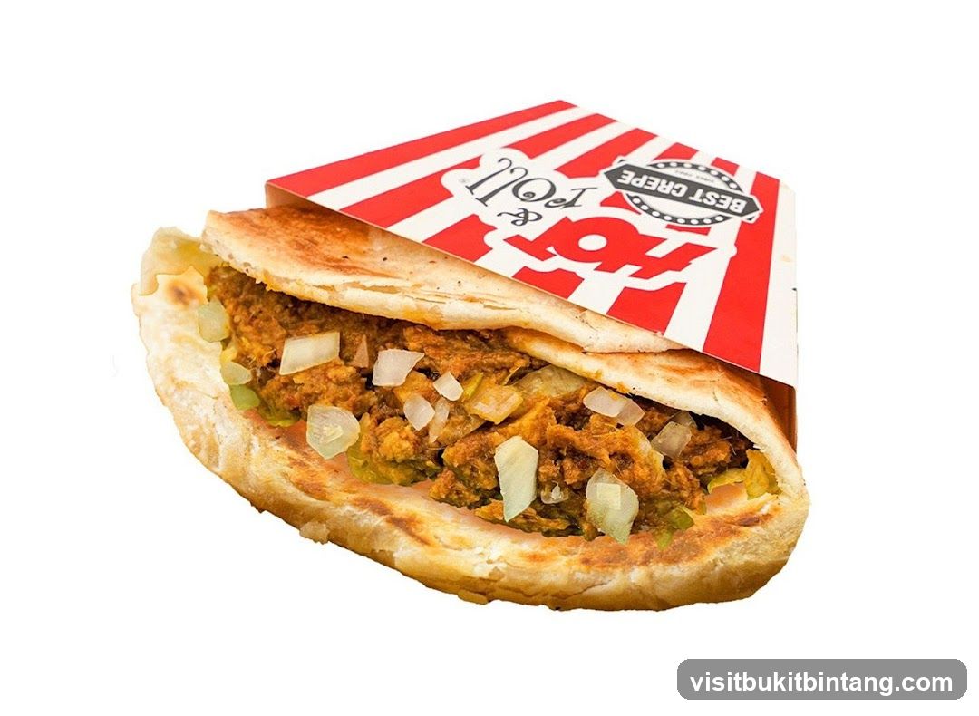 Savory Crepe with Meat Filling