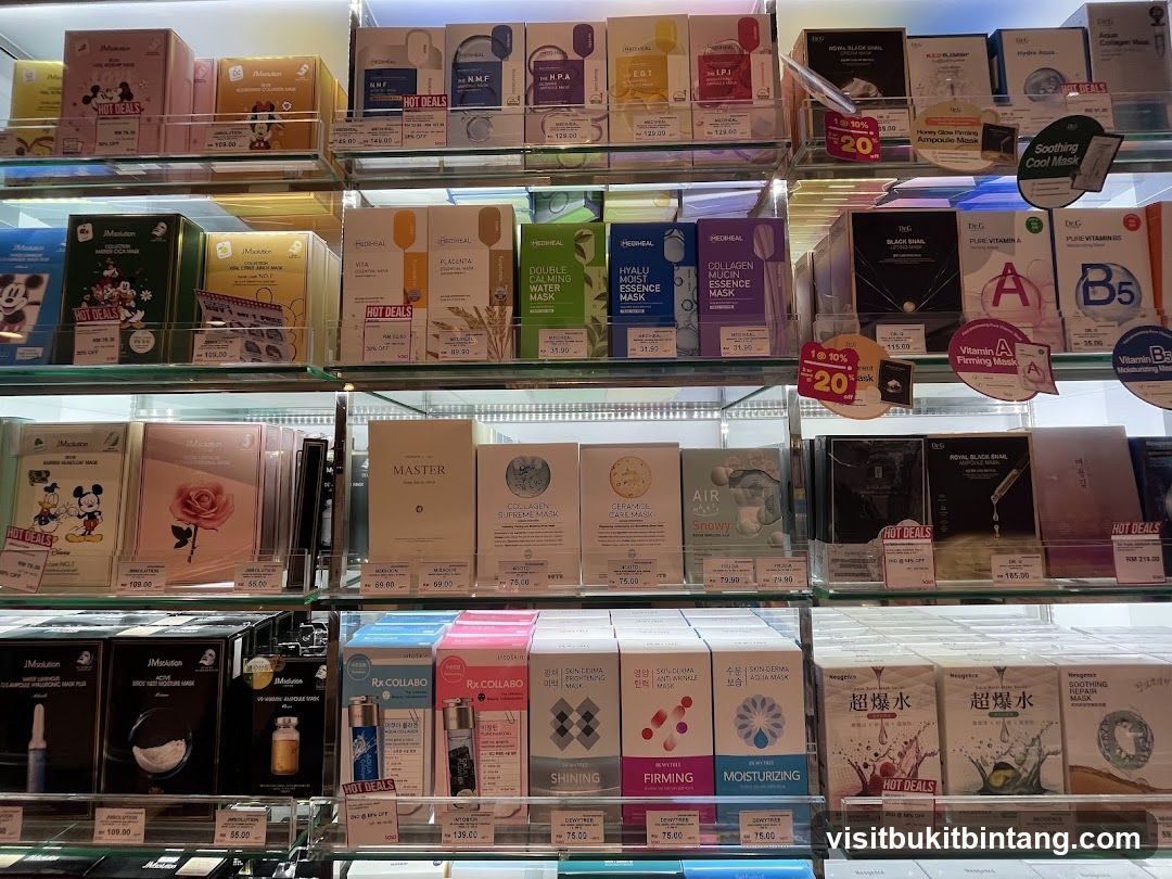 Skincare Products Display