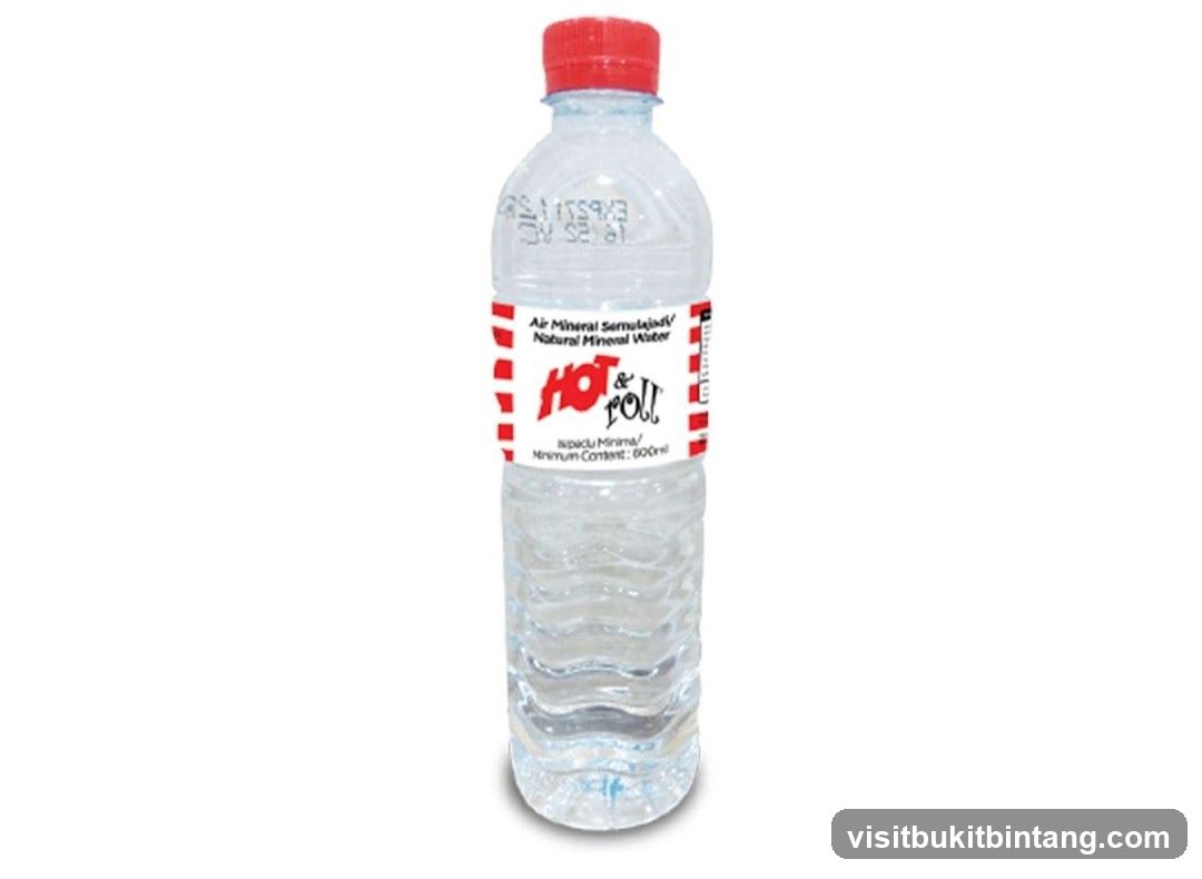 Bottle of Hot & Foll Natural Mineral Water