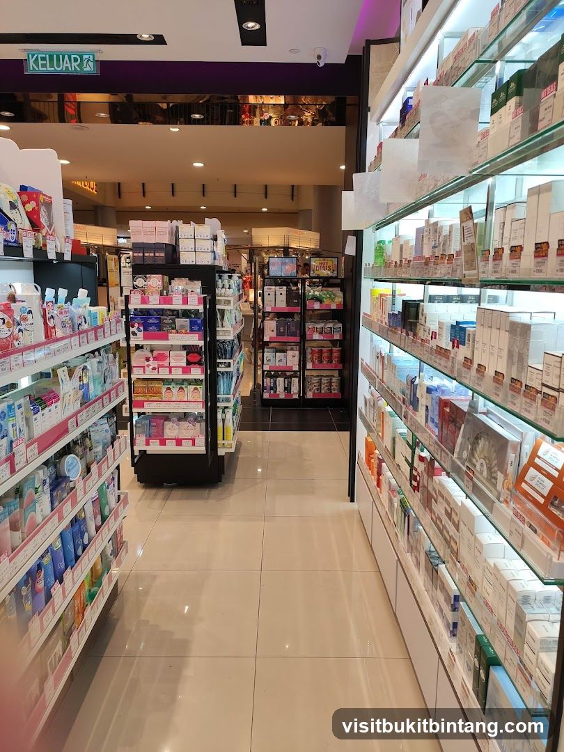 Cosmetics and Skincare Aisles