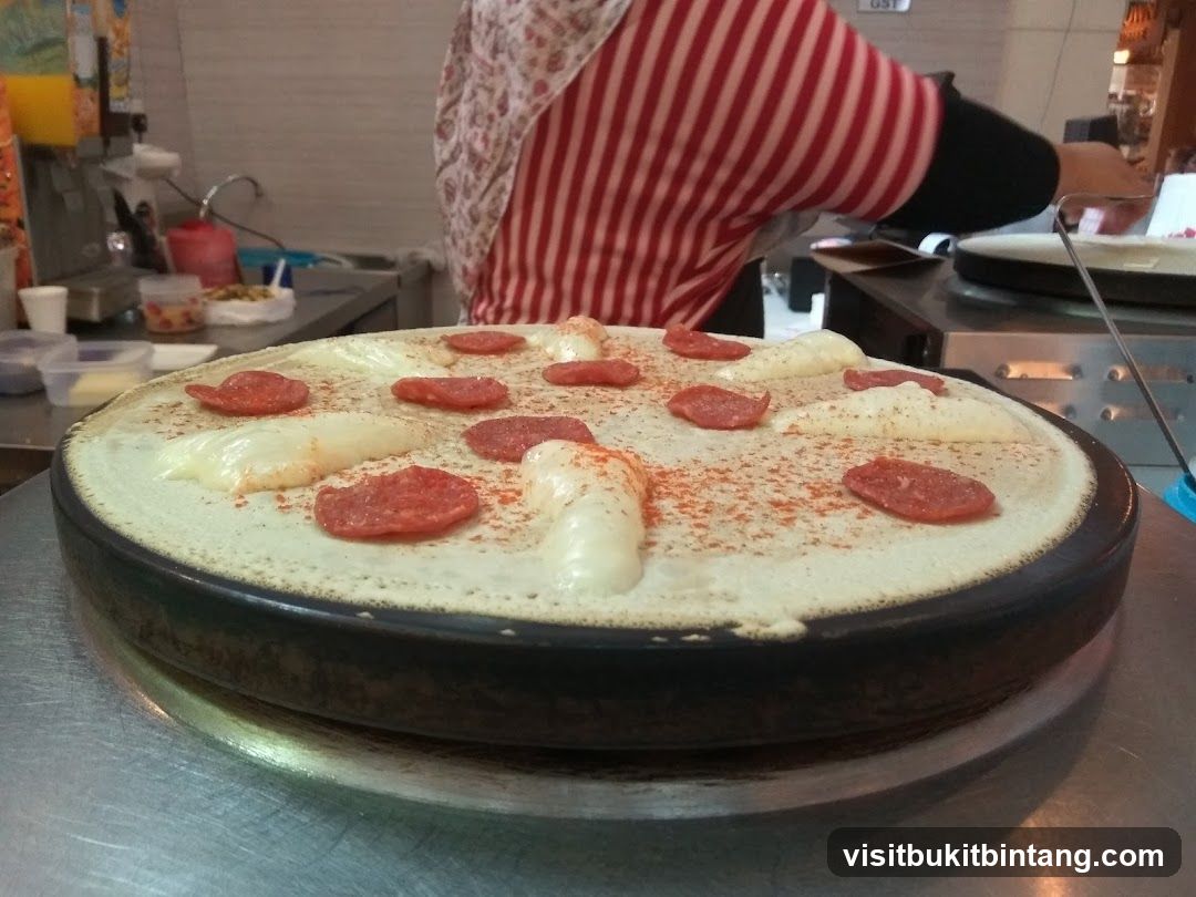 Savory Crepe Preparation