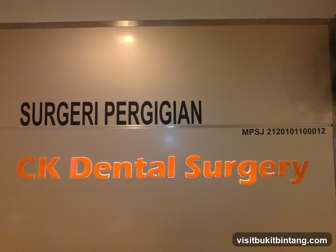CK Dental Surgery Sign