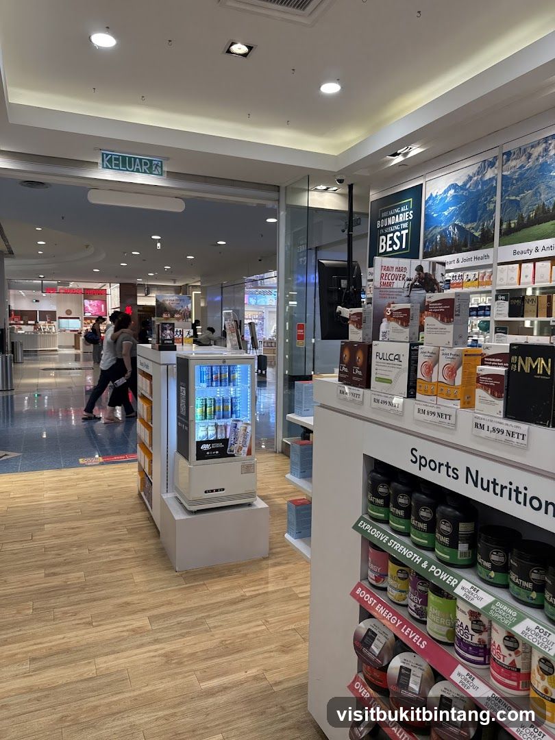 Sports Nutrition Store Display