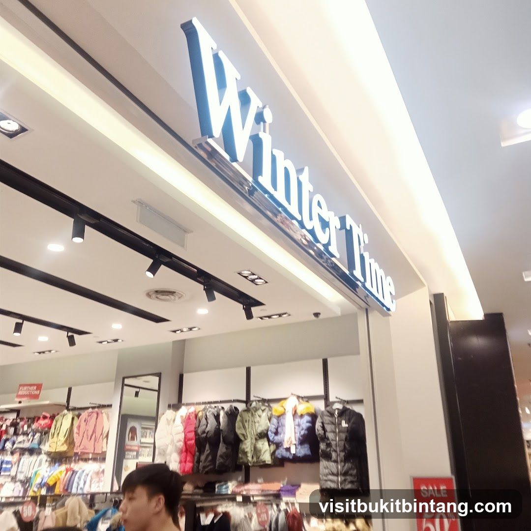 Winter Time Store Interior