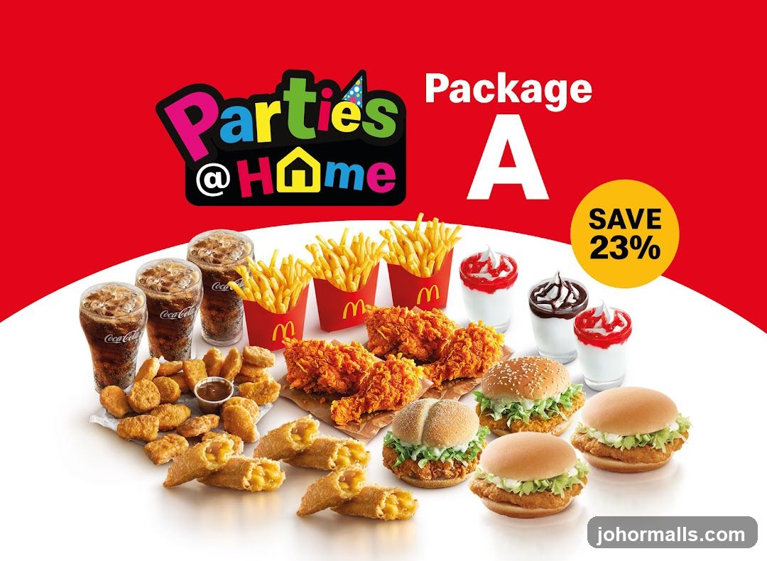 McDonald's Parties @ Home Package A