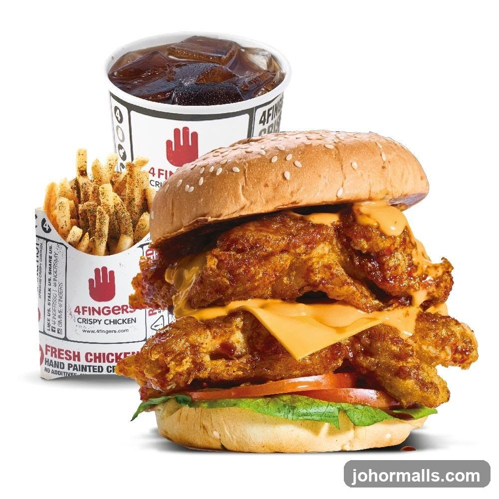 Crispy Chicken Burger Meal
