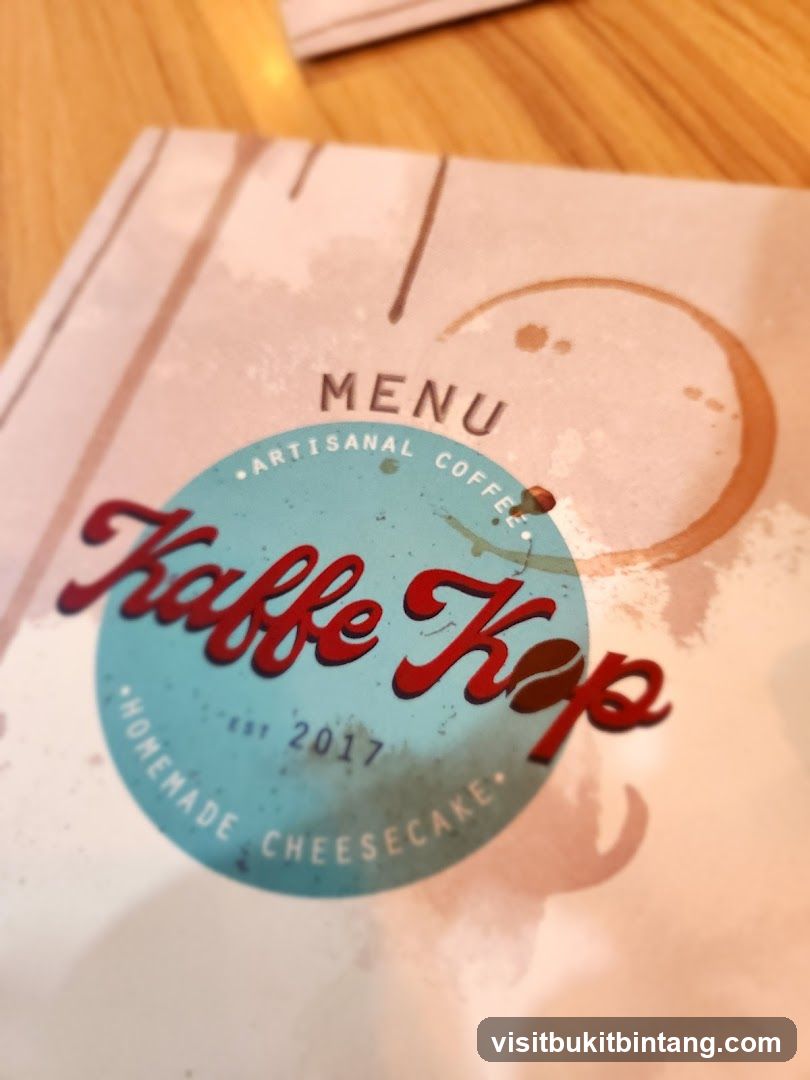 Kaffe Kop Menu