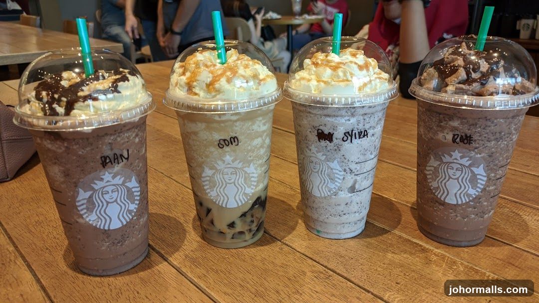 Four Frappuccinos