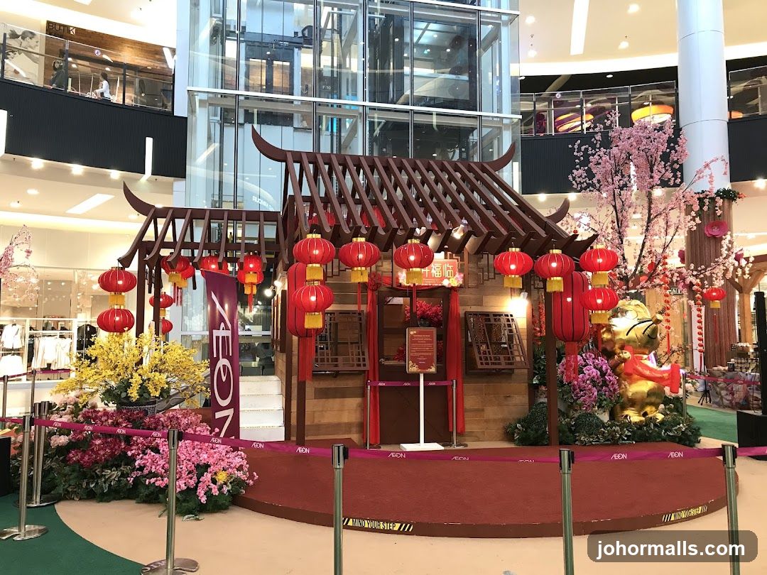 Chinese New Year Decorations in a Mall