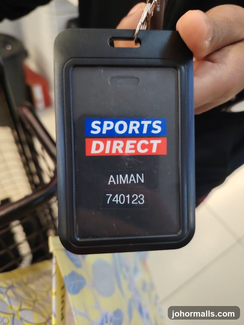 Sports Direct ID Badge