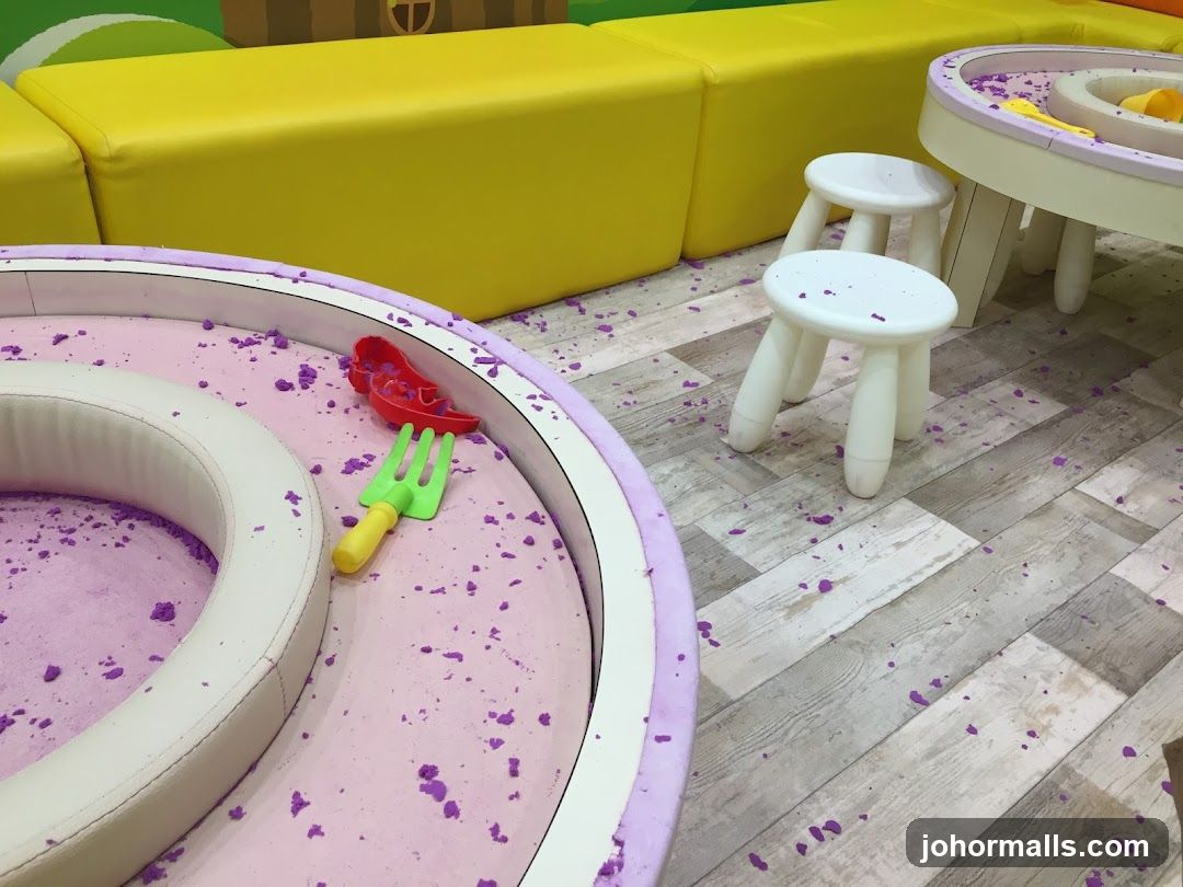 Children's Play Area with Sand Toys