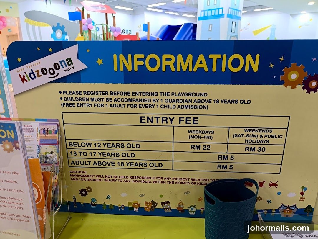 Kidzooona Information and Entry Fee