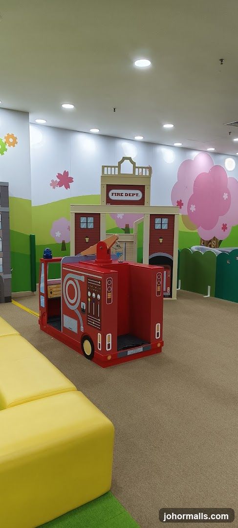 Playground Fire Truck and Fire Station