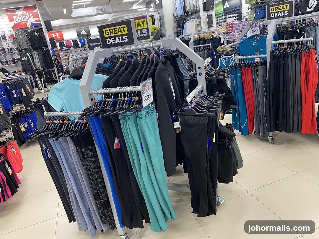 Sports Apparel Store Display