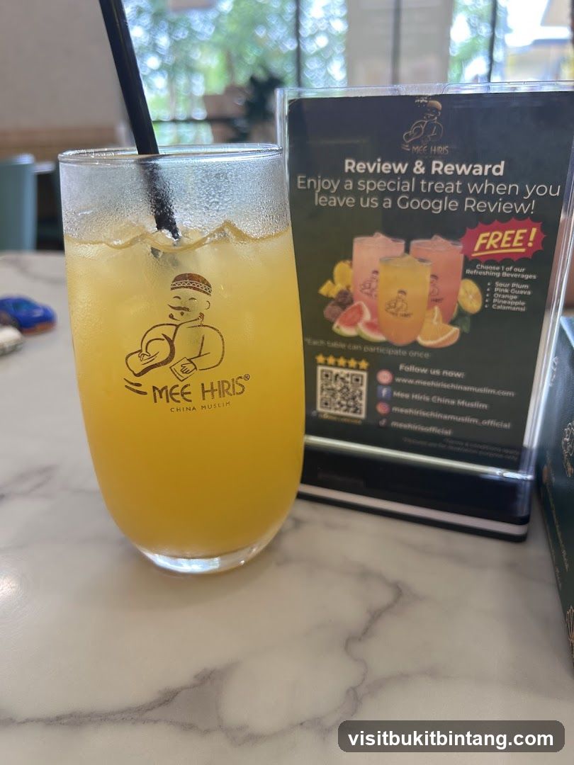Promotional Flyer for Mee Hiris