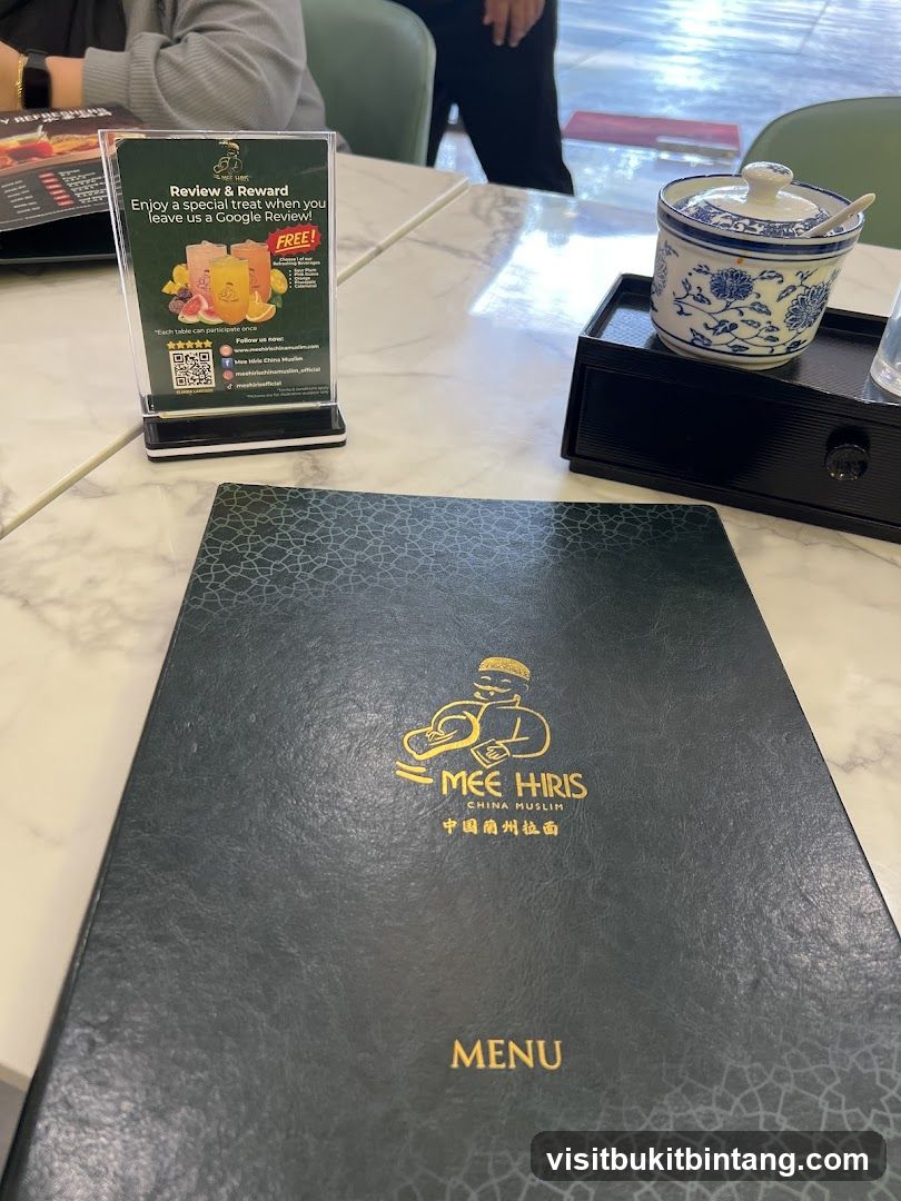 MEE HIRIS CHINA MUSLIM MENU