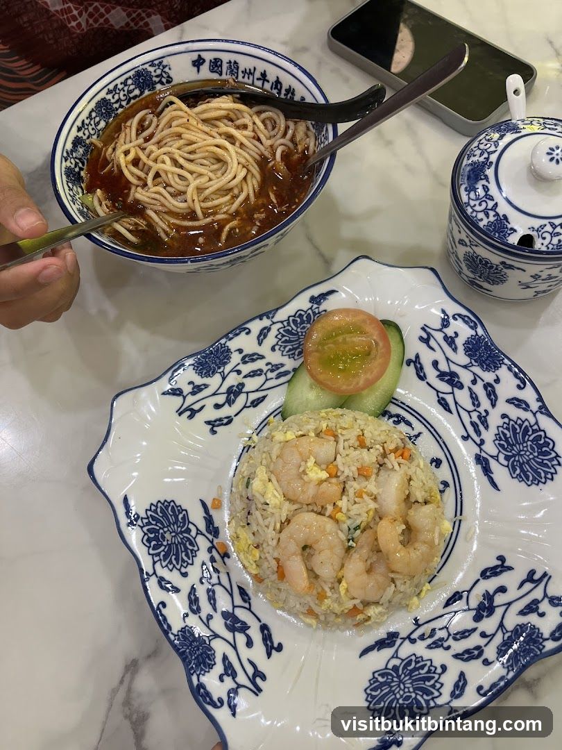 Noodles and Fried Rice