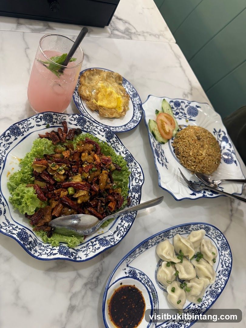Chinese Food Spread