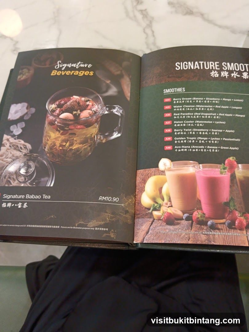 Signature Beverages and Smoothies