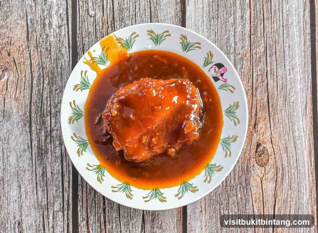 Braised Dish on a Plate