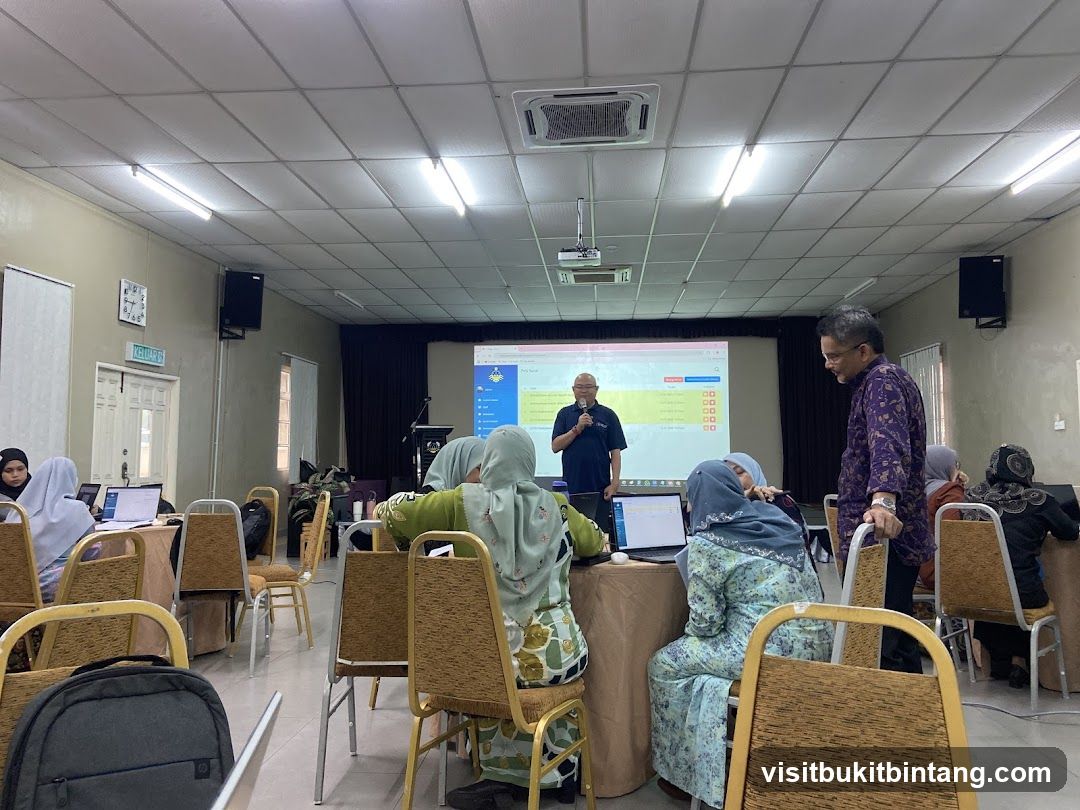 Presentation in a classroom