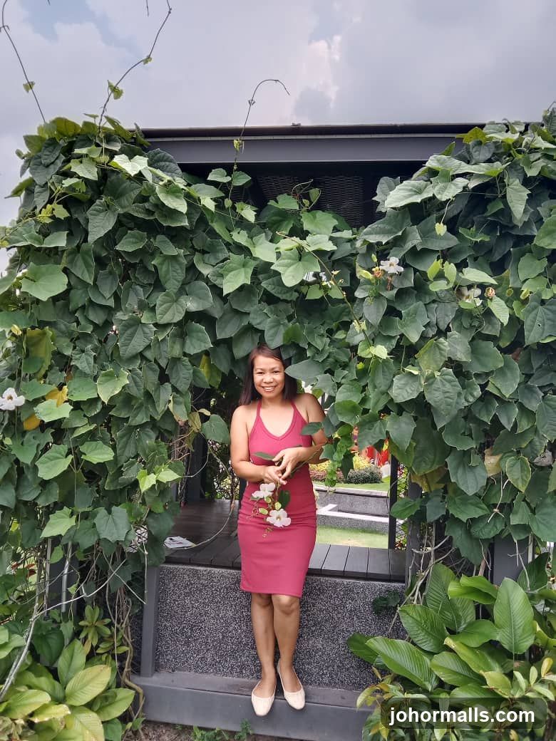 Woman Posing Amidst Greenery