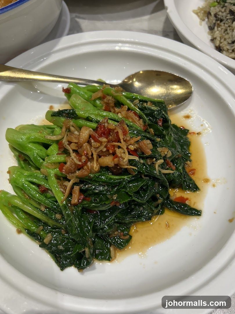 Stir-fried Greens with Garlic and Chili