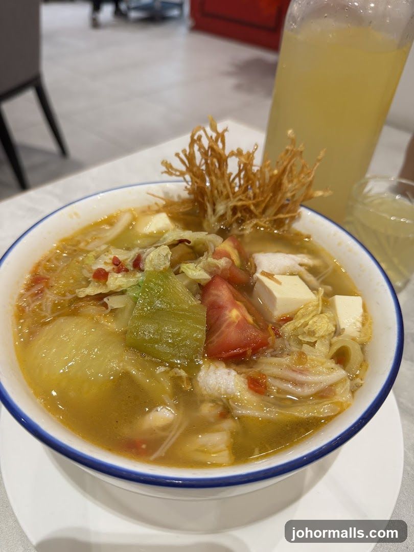 Soup with Tofu and Vegetables