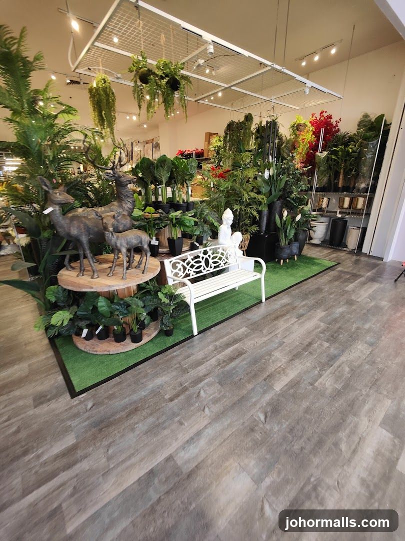 Indoor plant and decor display