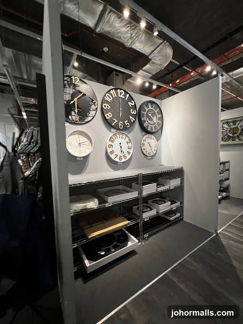 Wall Clocks Display