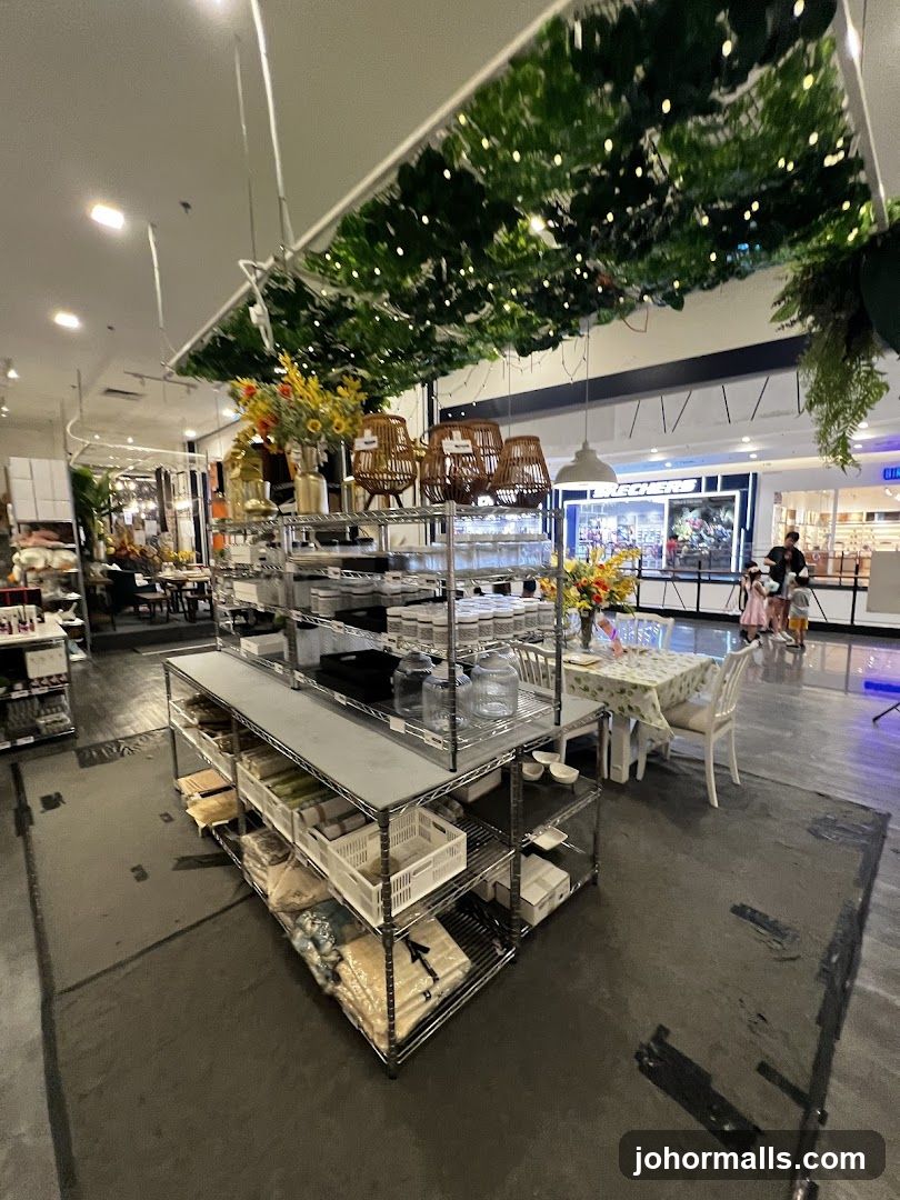 Store Display with Home Goods