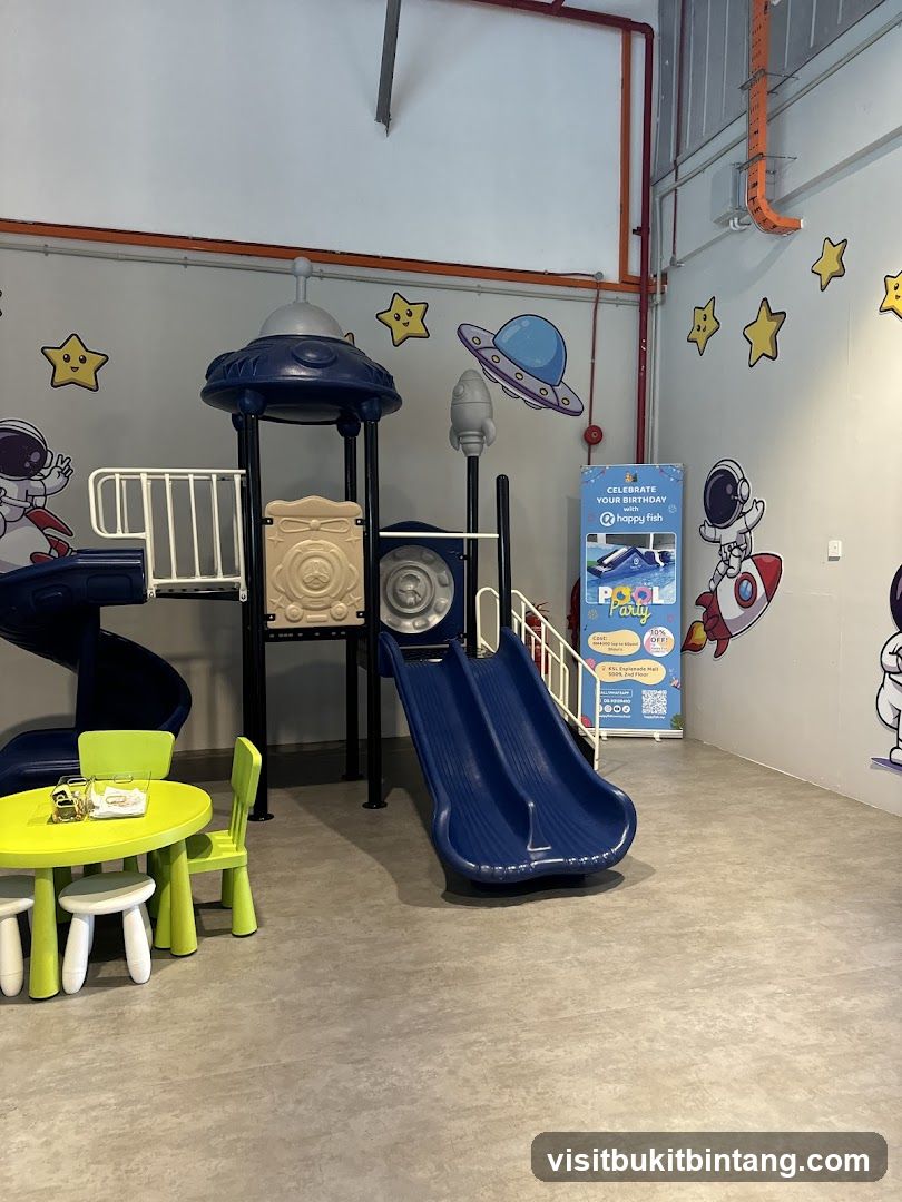 Indoor Playground with Space Theme