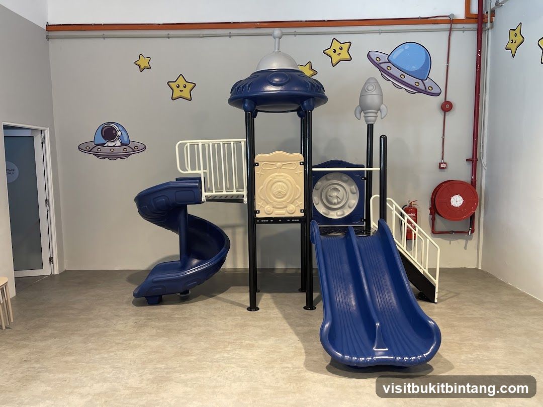 Indoor Playground with Space Theme