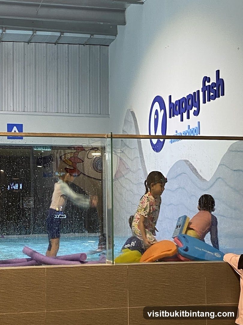 Children in a swimming pool