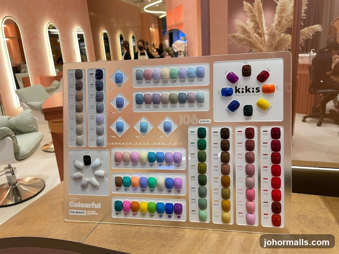 Nail Polish Color Display