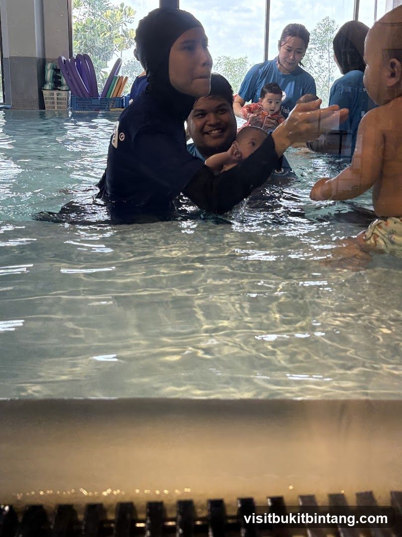 Swimming lesson