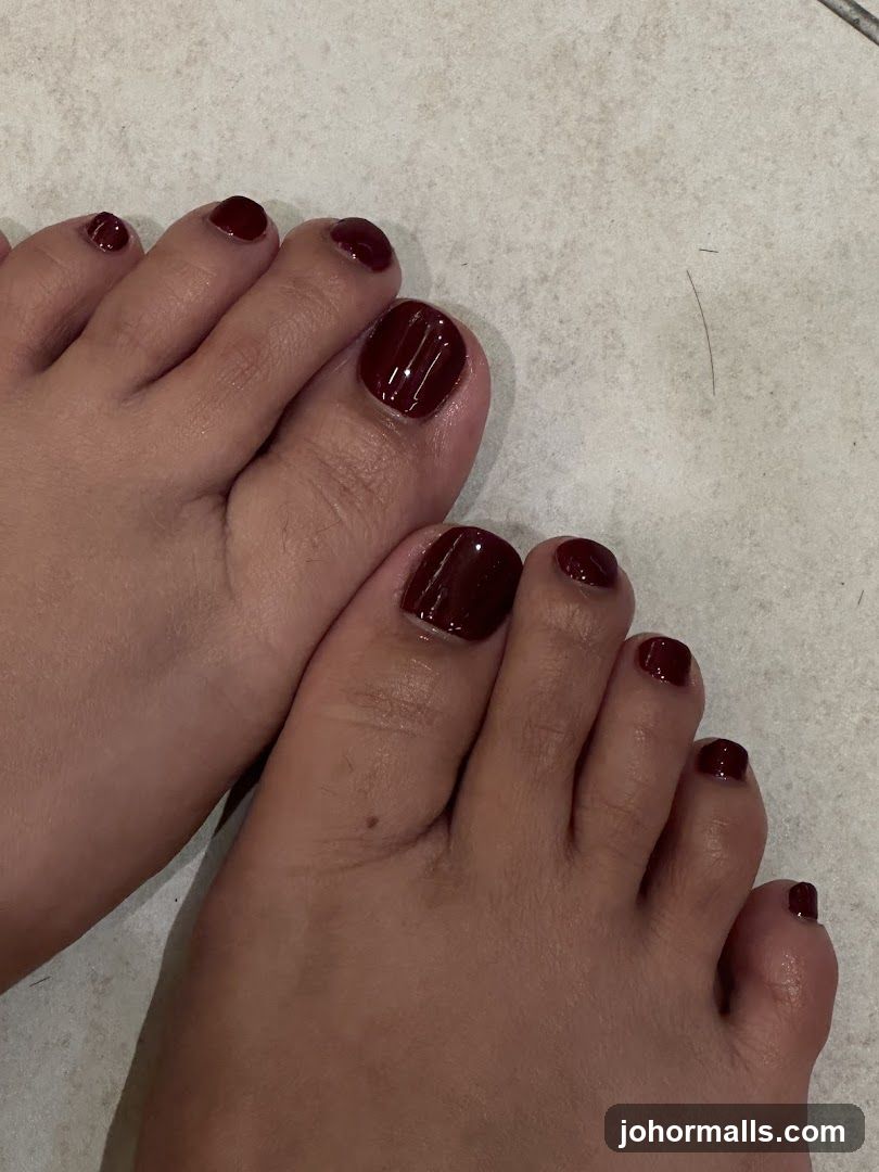 Pedicured Feet