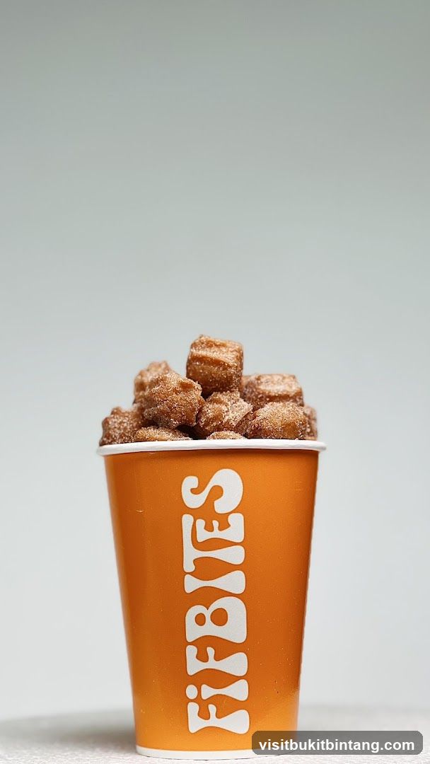 Churro Bites in a Cup
