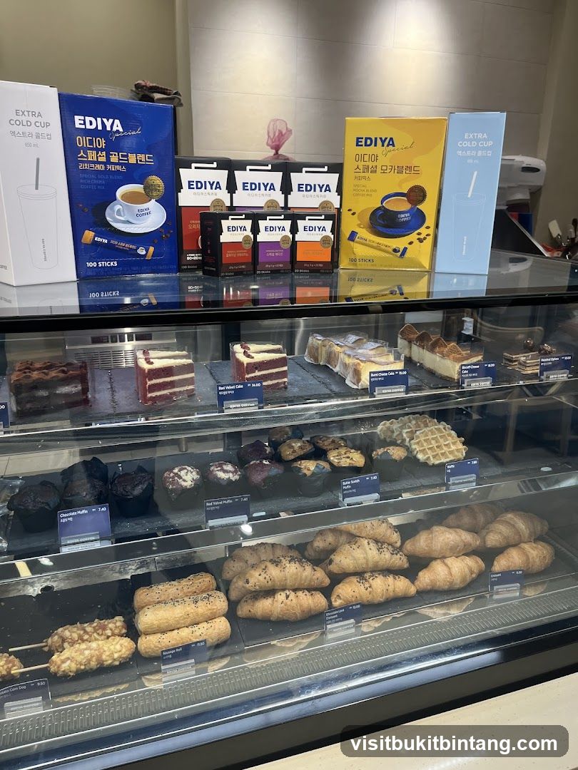 Coffee and Pastries Display