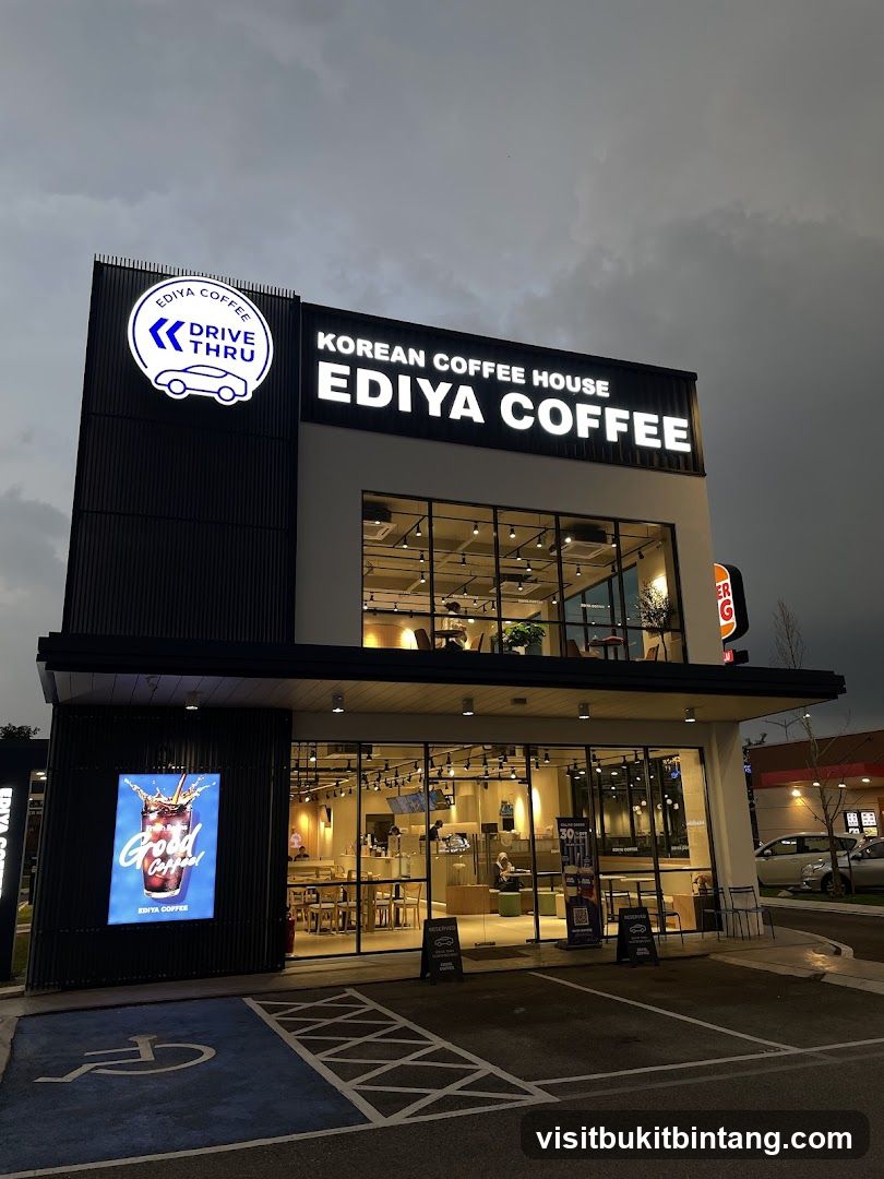 EDIYA COFFEE DT, Elmina Lakeside Mall