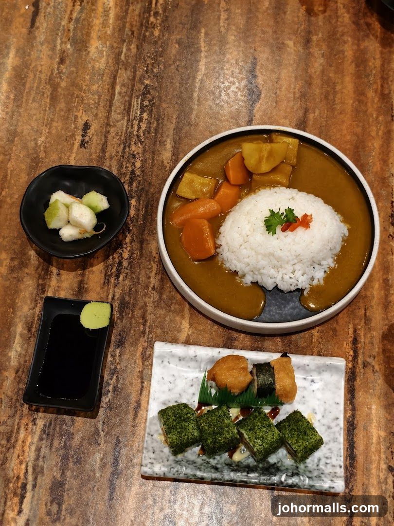 Japanese Curry and Sushi