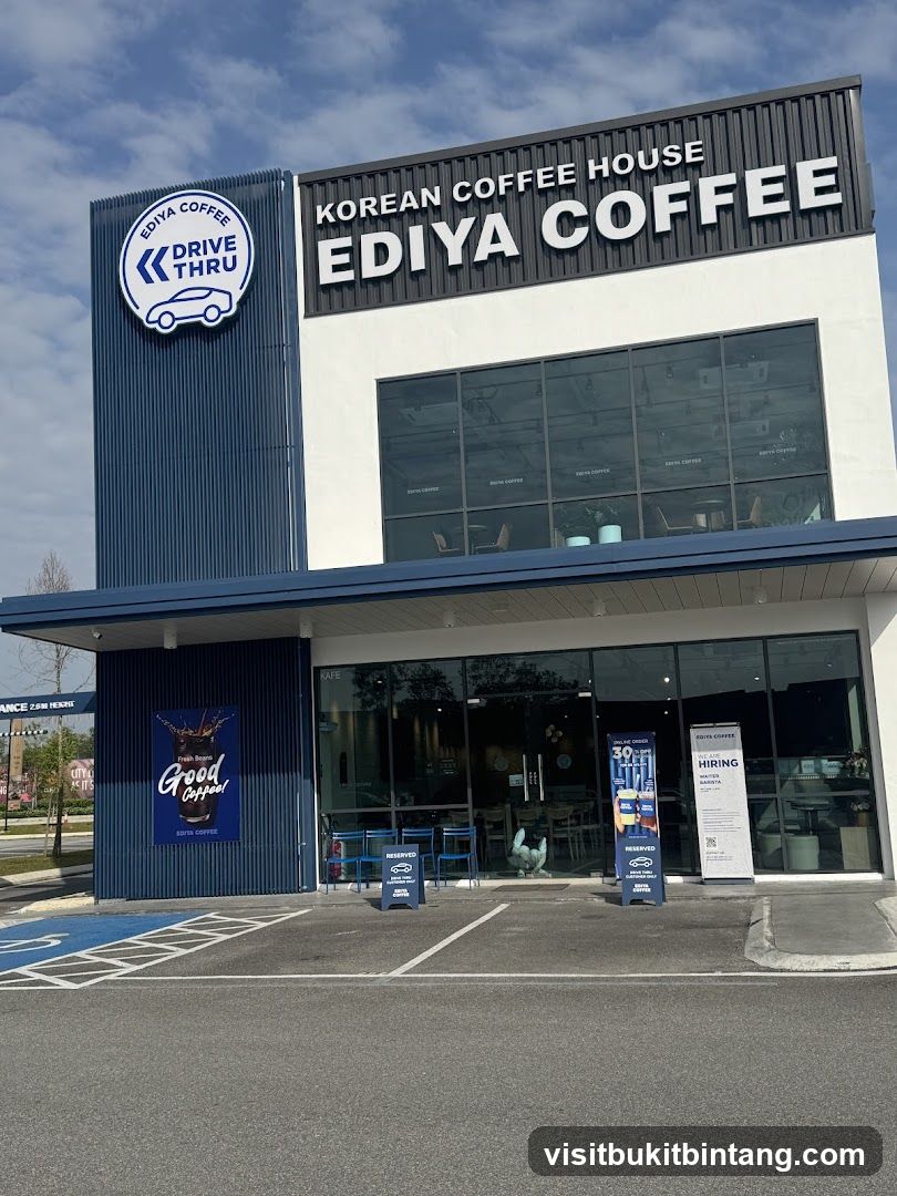 EDIYA COFFEE DT, Elmina Lakeside Mall